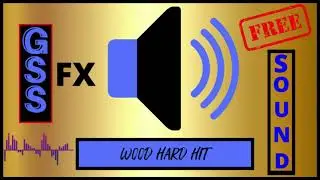wood hard hit -  Sound Effect HD (No Copyright Sound)