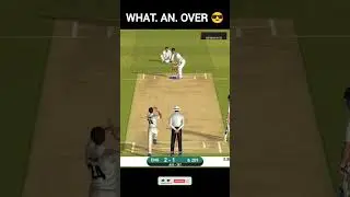 WHAT. AN.  OVER😎 REAL CRICKET 20 #shorts #rc20 #ausvseng #realcricket20 #cricket #trending #theashes