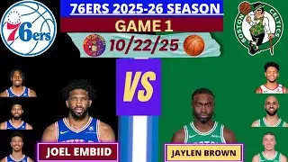 Philadelphia 76ers @ Boston Celtics LIVE PLAY-BY-PLAY (10-22-25) #celtics #76ers #sixers