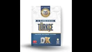 DK TYT TÜRKÇE DENEME -10.DENEME (21-40.SORULAR ARASI) SORU ÇÖZÜM