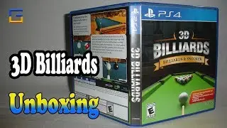 3D Billiards PS4 Unboxing & Overview