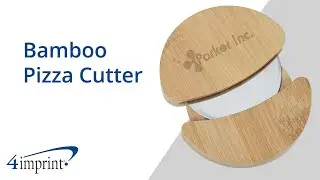 Bamboo Pizza Cutter by 4imprint