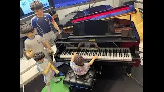 Captain Tsubasa 燃えてヒーロー  moete hero World smallest Grand Piano by Sega