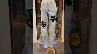 From skinny to flared #diy #sewing #makeover #upcycle #rework  #slowfashion #bellbottom