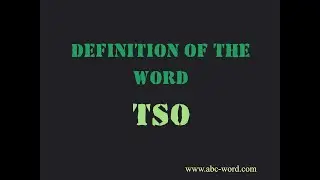 Definition of the word 