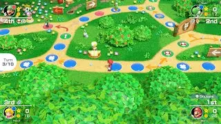 Mario Party Superstars #125 Woody Woods Mario vs Yoshi vs Luigi vs Peach
