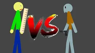 Baldi vs Red Mist Squidward (Stick Nodes Animation)