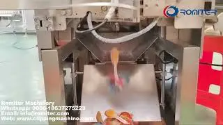 Full Automatic Tubular Net Bag Clipping Packing Machine