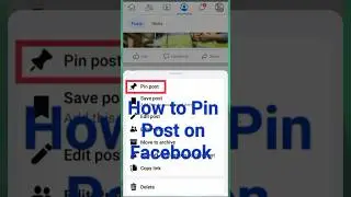how to pin Post on Facebook profile | Facebook pin Post on profile | howto tech
