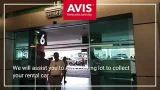 Finding your way to Avis Car Rental Counter at Penang International Airport