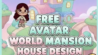 Free aesthetic mansion house design in Avatar World