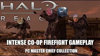 HALO REACH: FIREFIGHT MODE - INTENSE CO-OP GAMEPLAY [MCC] #Halo #MasterChief