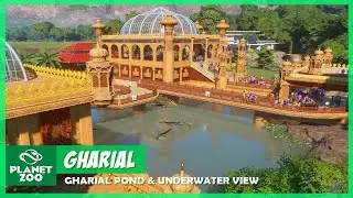 POND AND UNDERWATER VIEW | Gharial Habitat | Speed Build | Let's Play Planet Zoo | Banoa Zoo EP4