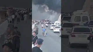 бугун тошкент превалда машина йониб кети иссикдан