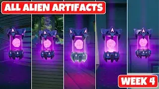 Fortnite All Alien Artifacts Locations Guide (Week 4)