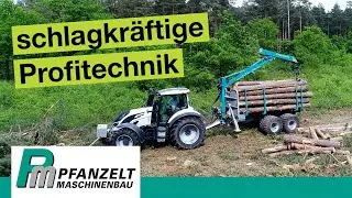 Pfanzelt logLINE R&uuml;ckeanh&auml;nger im Einsatz