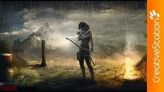 Tomb Raider 2013 - Speed art ( #Photoshop CS6 ) | CreativeStation