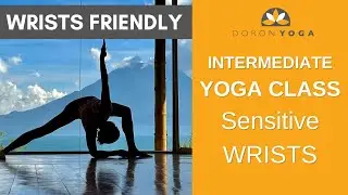 Wrists Friendly Intermediate Yoga Class | 35 minutes Full Body for sensitive WRISTS
