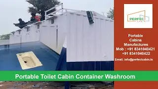 Portable Toilet Cabin Container Washroom Prefabricated House for Construction Site