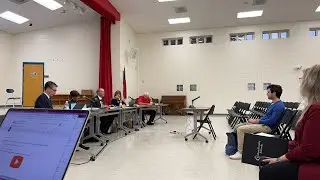 Interviews with applicants for Chatham County School Board District 1 vacancy
