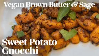 Самые вкусные ньокки из сладкого картофеля с веганским маслом, которые *действительно подрумянива...