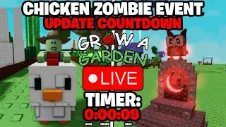 🔴GROW A GARDEN CHICKEN ZOMBIE EVENT UPDATE! (Roblox)