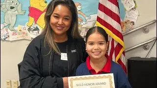 Avi&rsquo;s Honor roll Award Ceremony *Gold Honor  roll* 