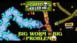 BIGGEST WORM IN THE GAME 😱 | Worm Zone Insane Gameplay | #004 | #wormszone #wormszoneio