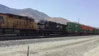 UP 5854 ZLCAI-26 with NS 4044 4th unit, August 26, 2020