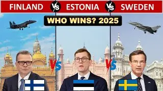 NATO'S NORTHERN WALL 2025: Finland 🇫🇮 vs Estonia 🇪🇪 vs Sweden 🇸🇪 Military Comparison