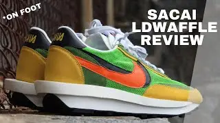 NIKE SACAI WAFFLE REVIEW AND ON FOOT