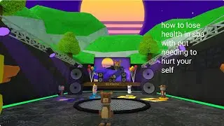 How to lose health in sba with out needing to hurt your self