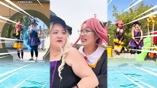 The witch took Anya to the sky 😄😄😄 #cartoon #cosplay #comedy #funny #humor