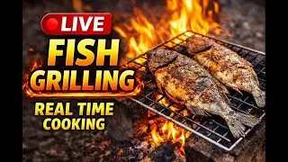 🔥 LIVE GRILLED FISH COOKING | REAL FIRE | REAL TASTE | ASIF INFO 🔥
