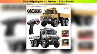 C8823 1/18 6WD RC Car Off-road Remote Control Vehicle 2.4G High Speed Climbing Transport Rescue