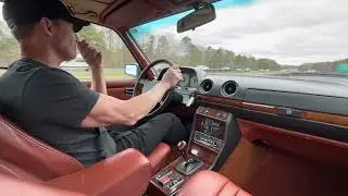 Highway drive in 1980 Mercedes-Benz 300CD with 58k miles 4/16/25