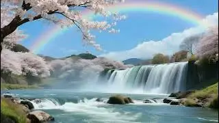 11 Hours of  Waterfall & River Sounds | Misty Jungle, Relaxation & Sleep