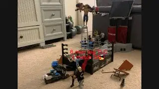 6 man TLC match for the tag team championship 