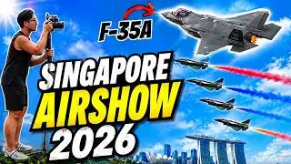 🇸🇬 Two Flying Displays in One Day?! | Singapore Airshow 2026 | F-35A + How to Get There (Expo)