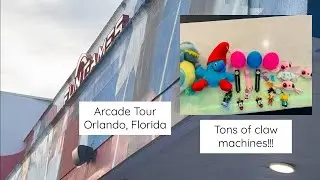 Fun Games Arcade Tour - Kissimmee (Orlando), Florida (TONS OF CLAW MACHINES!)