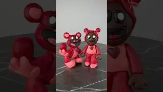 I made a Bobby Bearhug but in real life#bobbybearhuggy #catnap #plasticinerelax
