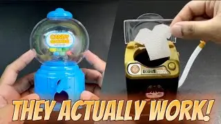Smallest Toys! Gumball, Washing Machine, ATM & Vending Machine!