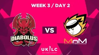 Diabolus vs. MnM Gaming | UK League Championship | Week 3 Day 2 | Spring Split 2019