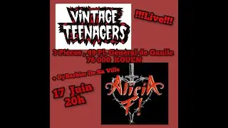 VINTAGE TEENAGERS live at Le 3 Pi&egrave;ces Muzik'Club Rouen 17 06 22