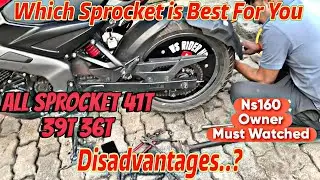 41T 39T 36T Big Disadvantages || Which Sprocket Best For You || Sprocket Change Se phle Ye Video