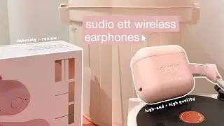 САМЫЕ МИЛЫЕ беспроводные наушники &mdash; розовые Sudio ETT, Ladd+ и чехол Nio 🌸 (распаковка + обзор)