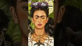 Self-Portrait with Thorn Necklace and Hummingbird #selfportraitwiththornnecklaceandhummingbird