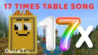Песня про таблицу умножения на 17 | Песни на счёт в Minecraft Numberblocks | Песни на умножение д...