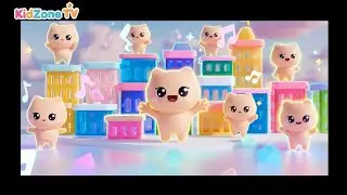 👉 Zippy Zappy Happy Land 🎵 Fun Kids Dance Song | 3D Cartoon Music Video | Kidzone TV