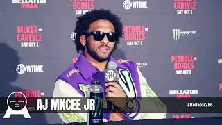 Bellator 286 AJ McKee Jr Post Fight Interview | Accountability